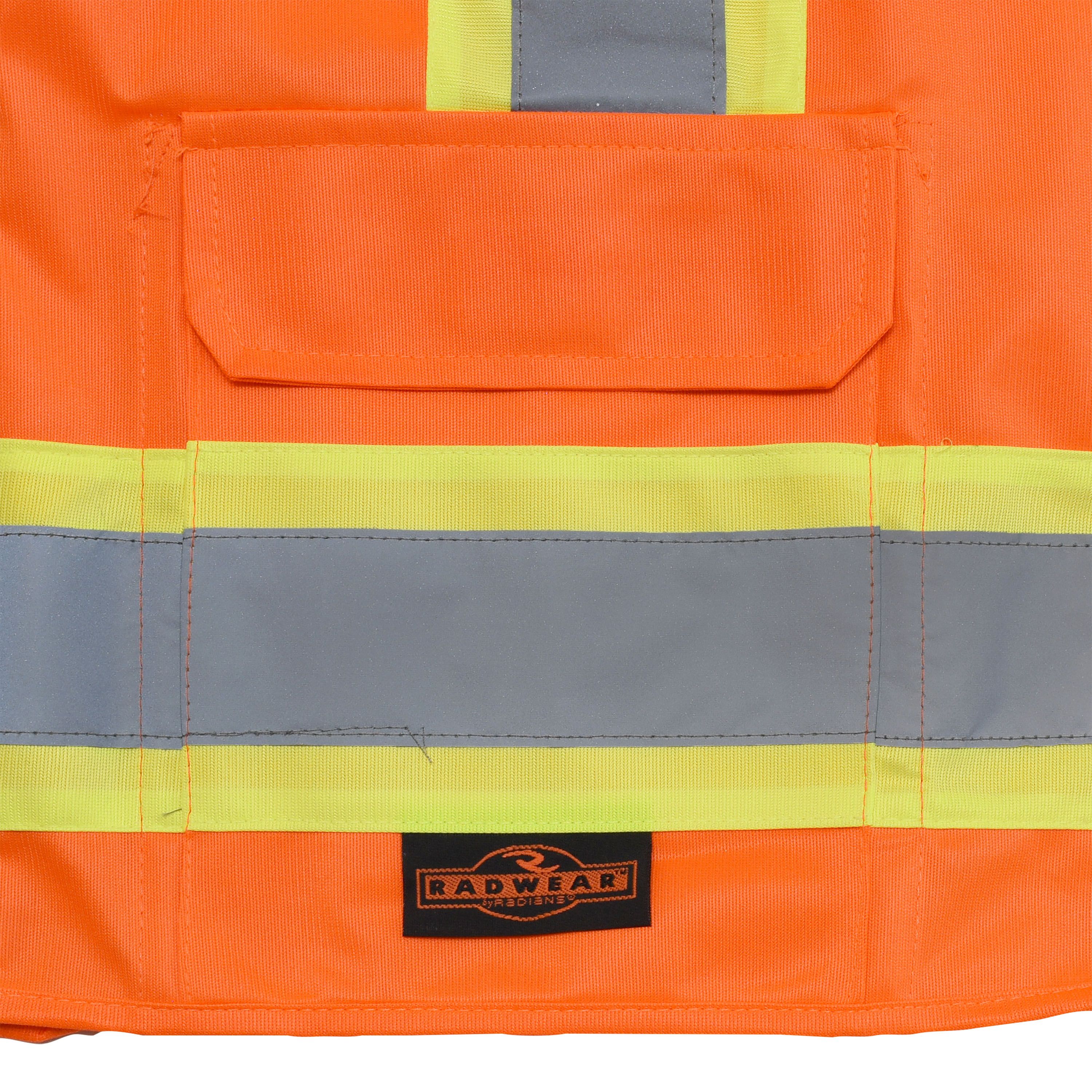 High visibility reflective tape detail
